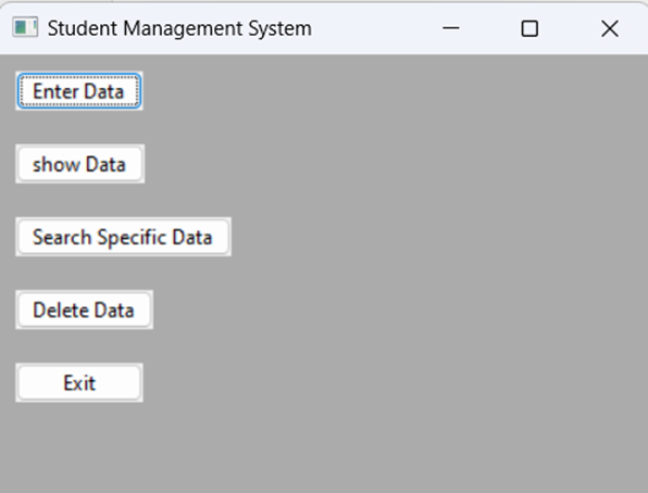 Student Management System in C++ using GUI (2024)