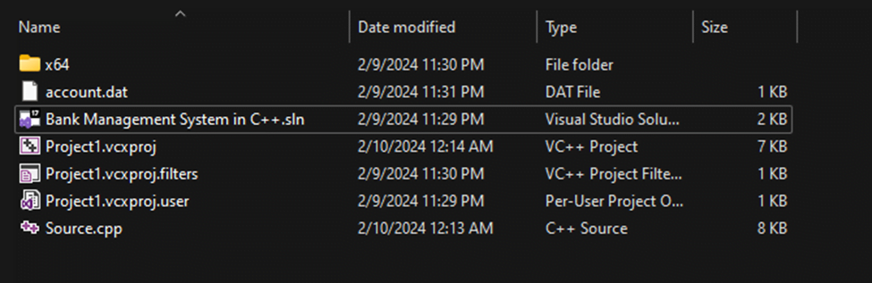 How to use C++ Bank Management system Project
