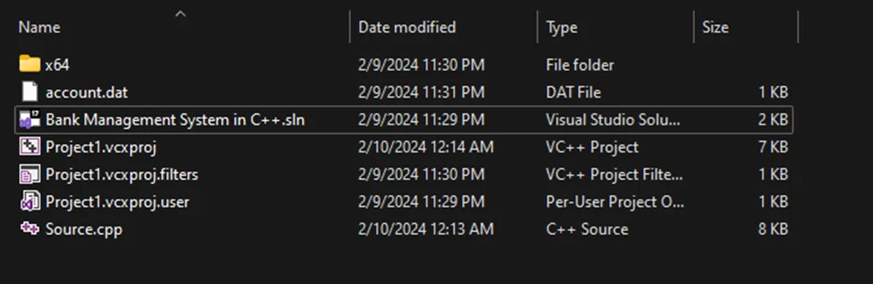 How to use C++ Bank Management system Project