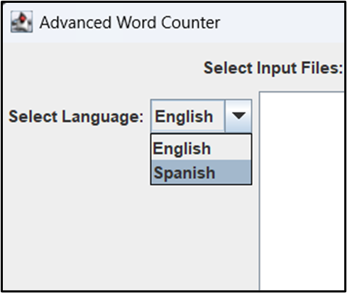 Text Analysis Tool in Java with GUI